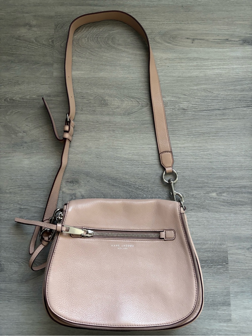 Marc Jacobs Blush Leather Crossbody Bag